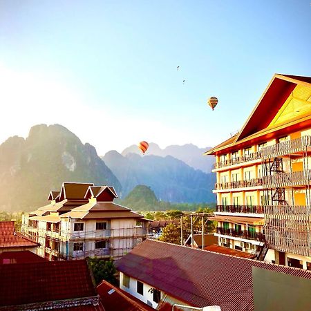 Vang Vieng Ruby Backpackers Hostel Kültér fotó